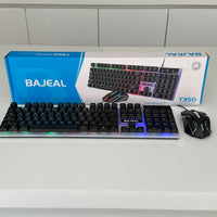 Combo Teclado y Mouse Gaming BAJEAL Modelo T350 Con luces LED